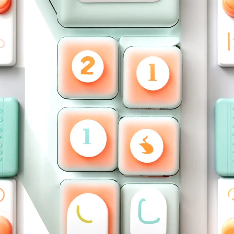 記憶ゲームで遊ぶ子ども